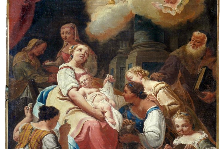 Chiesa di San Giacomo, Natività della Vergine, Egidio Dall’Oglio da Cison di Valmarino, quinto/sesto decennio del '700, Polcenigo