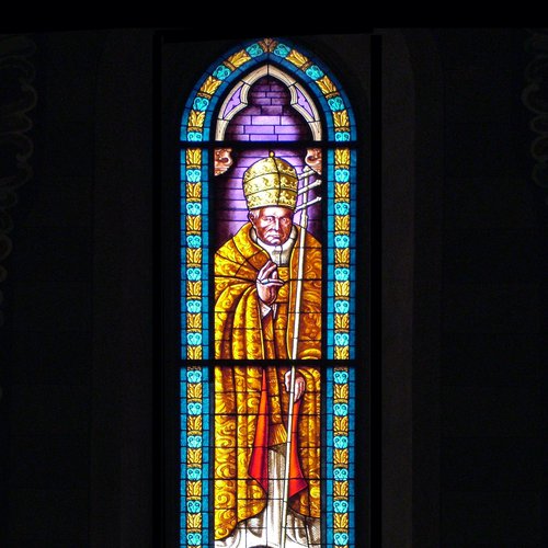 Scolari e Salviati, Credo vitam aeternam, trifora del Duomo di Mortegliano, 1950-1951