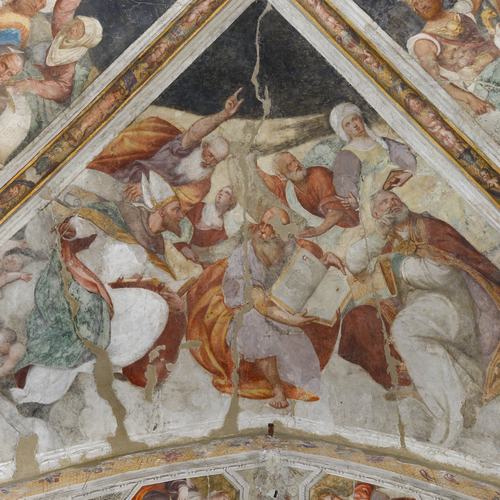 Chiesa di Santa Maria Maggiore, Profeti e dottori della Chiesa, Pomponio Amalteo, 1533-1546, Lestans