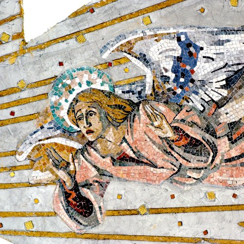 Cripta del Tempio di Cargnacco, particolari dell'abside