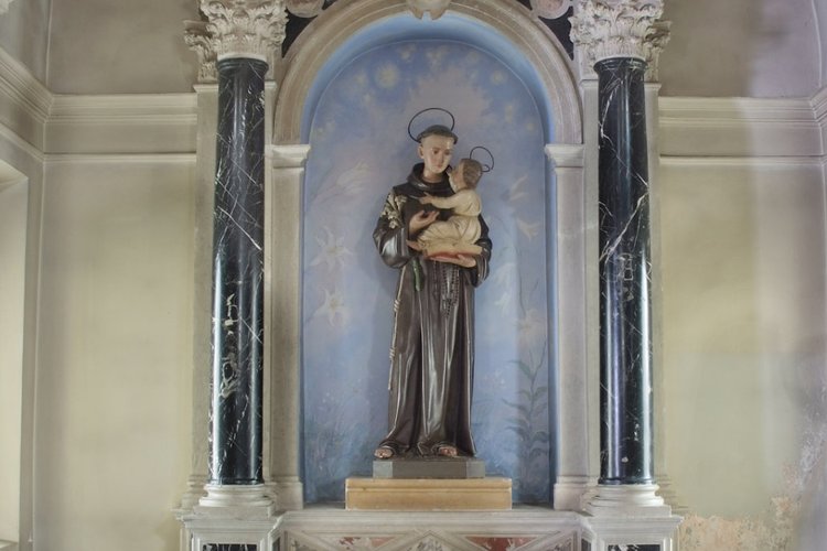 Altare di Sant'Antonio di Padova (già di Sant'Antonio abate), sec. XVIII