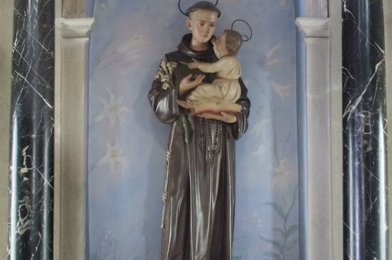 Altare di Sant'Antonio di Padova (già di Sant'Antonio abate), sec. XVIII