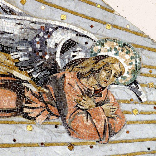 Cripta del Tempio di Cargnacco, particolari dell'abside