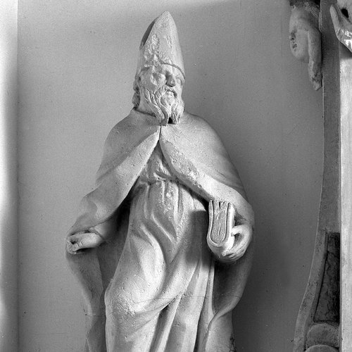 Giovanni Battista Groppelli, Sant'Agostino, 1742. Chiesa di Santa Maria, già a Bevazzana (sacrestia)