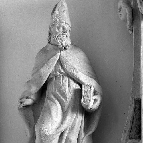 Giovanni Battista Groppelli, Sant'Agostino, 1742. Chiesa di Santa Maria, già a Bevazzana (sacrestia)