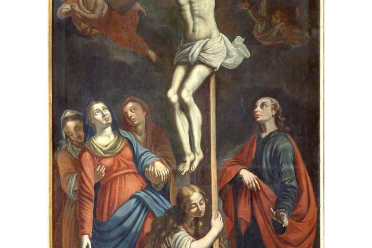 Chiesa della Santissima Trinità, Mortegliano, Pala della Santa Croce