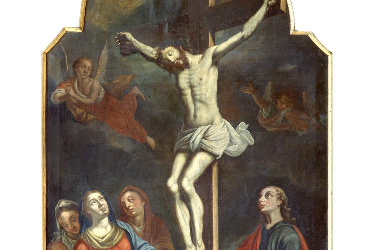 Chiesa della Santissima Trinità, Mortegliano, Pala della Santa Croce