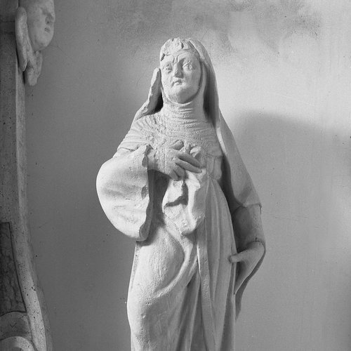 Giovanni Battista Groppelli, Santa Monica, 1742. Chiesa di Santa Maria, già a Bevazzana (sacrestia)