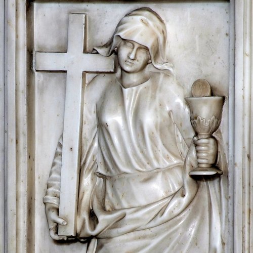 Bassorilievo a decorazione dell'altare maggiore