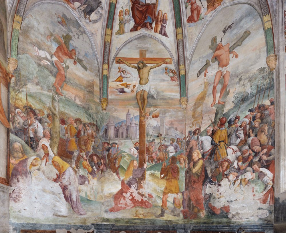 Crocifissione, Coro, Chiesa di Sant'Antonio Abate a San Daniele del Friuli