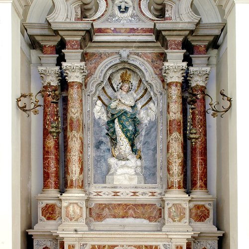 Chiesa di San Giacomo, Altare dell'Immacolata Concezione, metà del sec. XVIII, Polcenigo
