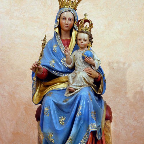 Cappella laterale sinistra, Madonna con Bambino