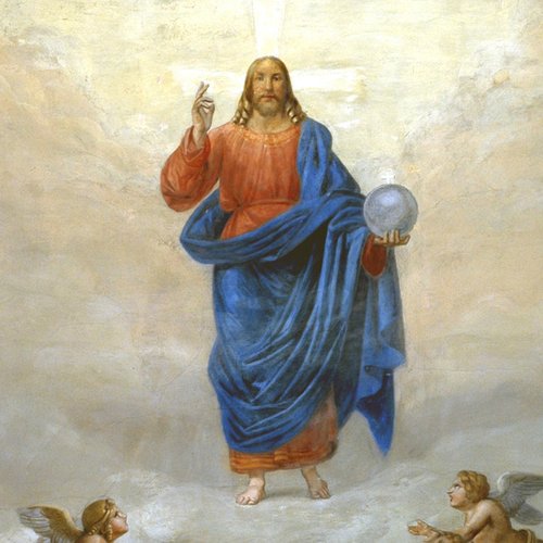 Sebastiano Santi, Redentore benedicente, 1846-1847, Chiesa vecchia di San Michele, Cervignano