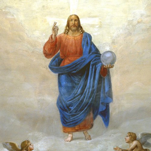 Sebastiano Santi, Redentore benedicente, 1846-1847, Chiesa vecchia di San Michele, Cervignano