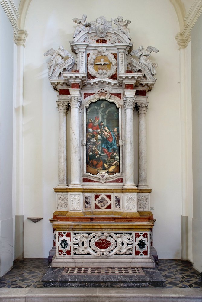 Altare della Beata Vergine dei Battuti, sec. XVIII