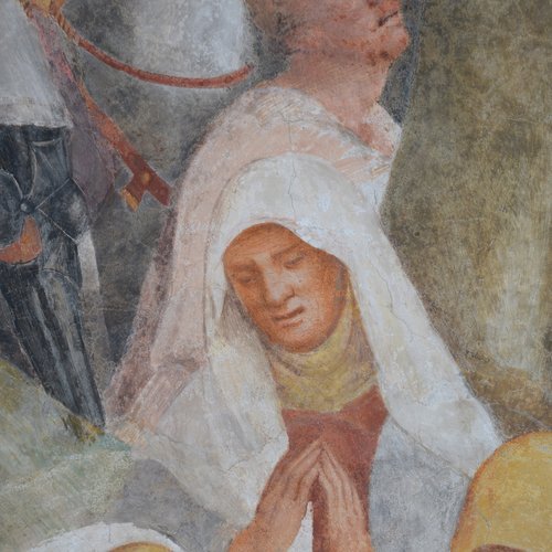 Crocifissione, particolare, Coro Chiesa di Sant'Antonio Abate a San Daniele del Friuli