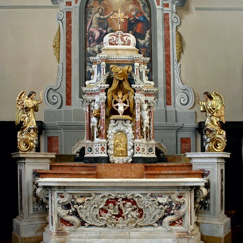Chiesa della Santissima Trinità, Mortegliano, Altare Maggiore
