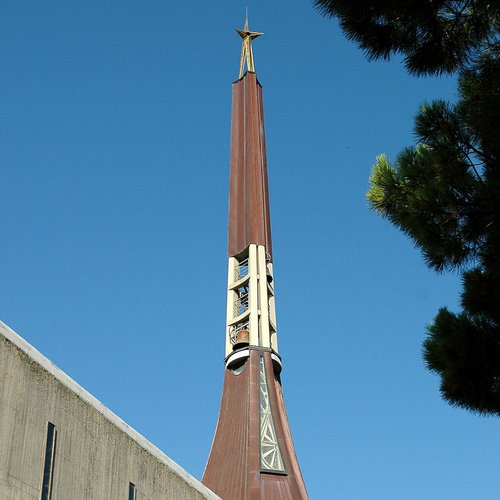 Veduta del campanile, Chiesa parrocchiale di San Giovanni Bosco