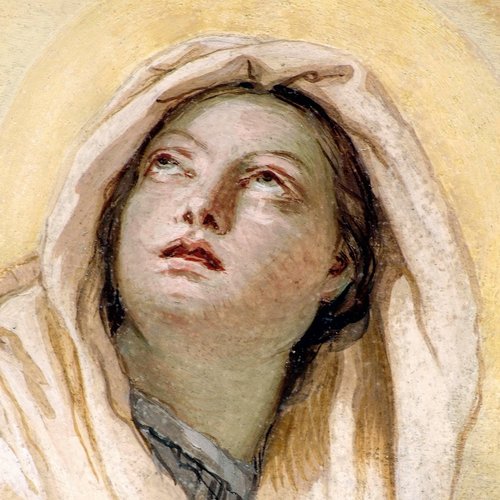 Giambattista Tiepolo, Assunta, 1759, particolare