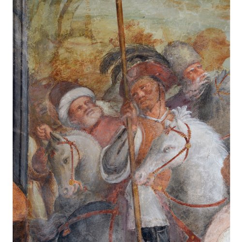 Crocifissione, particolare, Coro Chiesa di Sant'Antonio Abate a San Daniele del Friuli