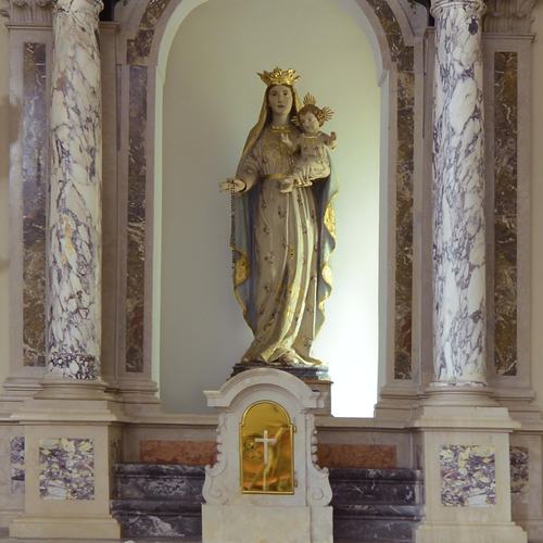 Chiesa di Santa Maria Maggiore, altare della Verginel Rosario, Lestans