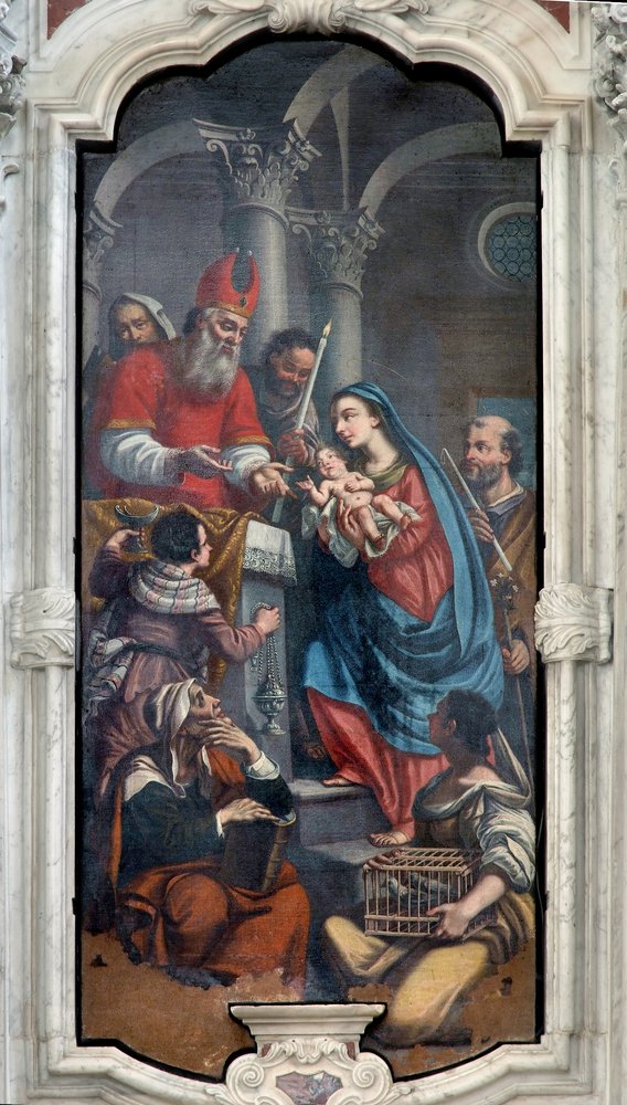 Pittore veneto, La presentazione di Gesù al Tempio, sec. XVIII