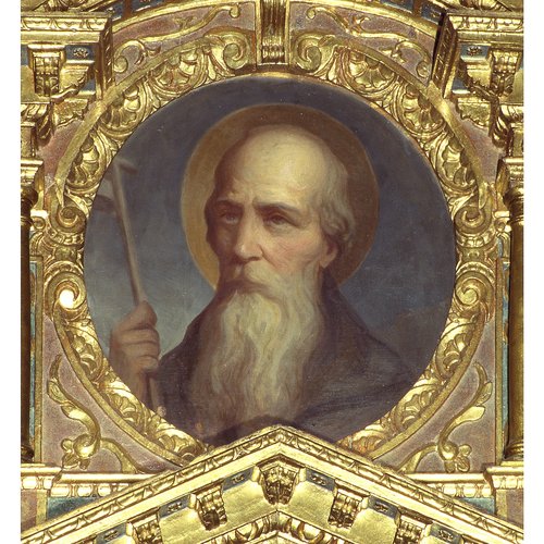 M. Davanzo, Ritratto di sant’ Antonio abate, primi anni 900