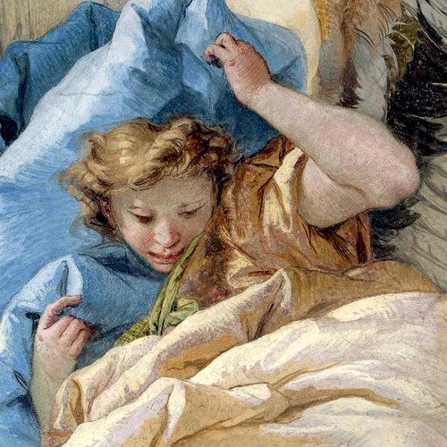 Giambattista Tiepolo, Assunta, 1759, particolare