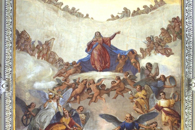 Sebastiano Santi, L'Assunzione della Vergine, 1838, Chiesa vecchia di San Michele, Cervignano