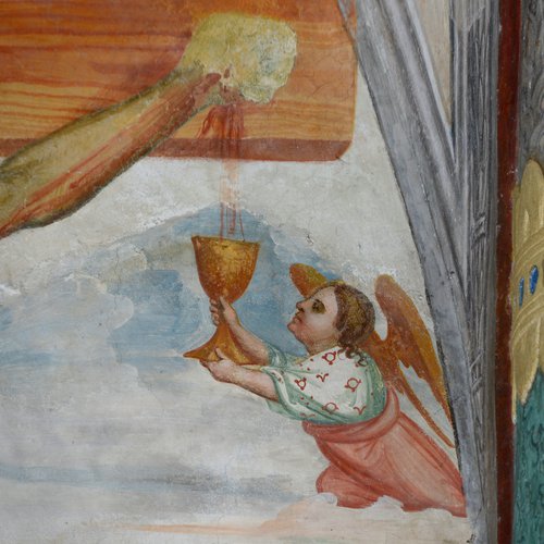 Crocifissione, particolare, Coro Chiesa di Sant'Antonio Abate a San Daniele del Friuli