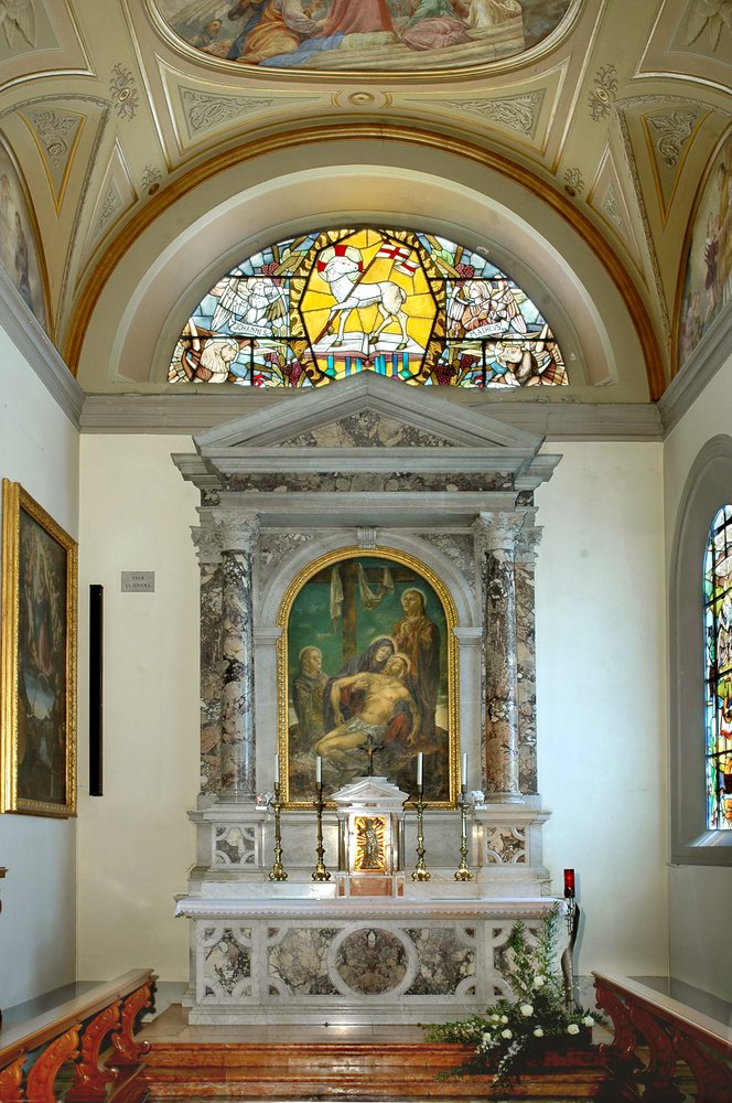 Giacomo Bonin, Altare del S. Rosario, ora del Santissimo, 1874