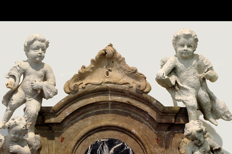 Altare di Sant'Antonio Abate, particolare, pieve di San Lorenzo in Monte di Buja