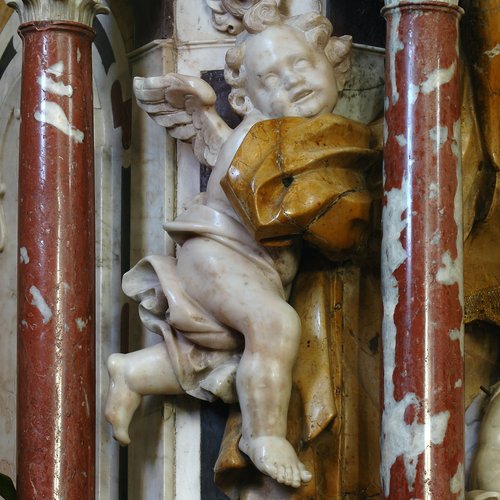 Chiesa della Santissima Trinità, Mortegliano, Altare Maggiore, particolare