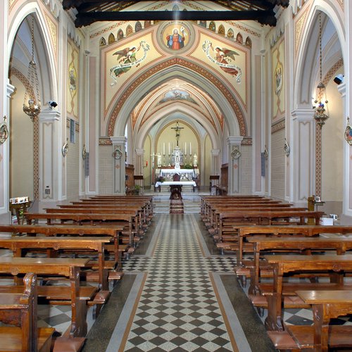 Chiesa parrocchiale di San Giorgio, navata centrale, San Giorgio della Richinvelda