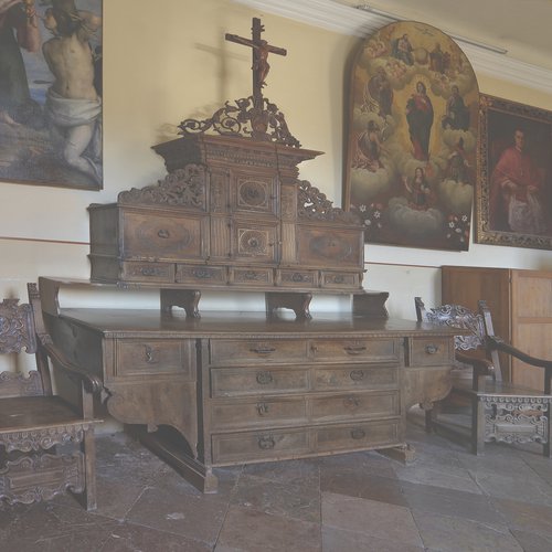 Mobile da sacristia, 1938  ca., noce.