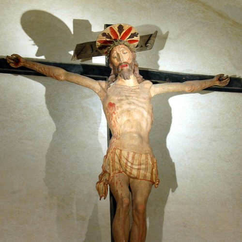 Cristo del travo, attribuito alla bottega di Pomponio Amalteo, 1557