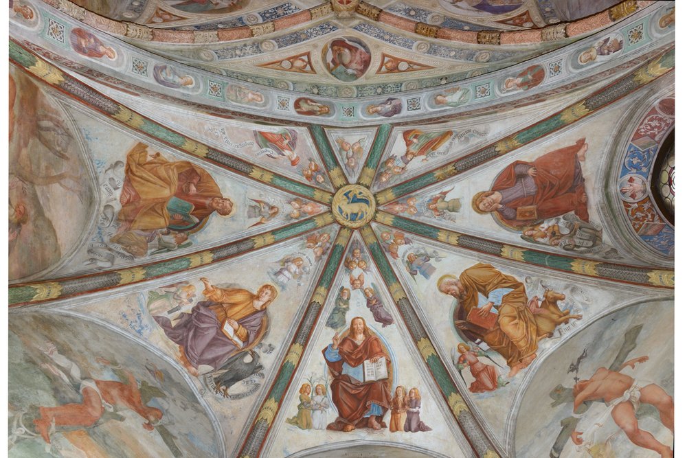 Affreschi del catino absidale, Chiesa di Sant'Antonio Abate, San Daniele del Friuli