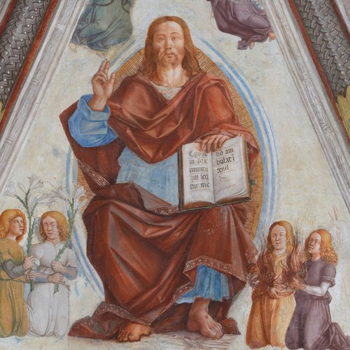 Cristo Benedicente, Catino Absidale, Chiesa di Sant'Antonio Abate, San Daniele del Friuli