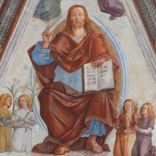 Cristo Benedicente, Catino Absidale, Chiesa di Sant'Antonio Abate, San Daniele del Friuli