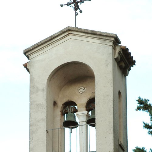 Chiesa di San Girolamo, particolare del campanile a vela, Cervignano