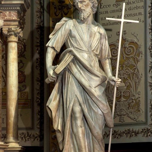 J. Contiero, S. Filippo, sec. XVIII, altare maggiore (part.)