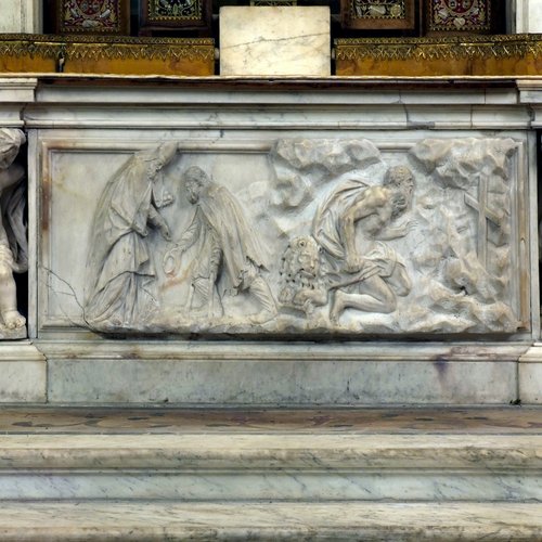 Duomo Udine, Altare della cappella della Madonna della Divina Provvidenza, particolare