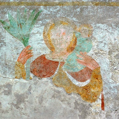 Chiesa di San Nicolò, San Cristoforo, sec XIV, San Giorgio della Richinvelda