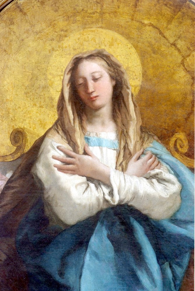Giambattista Tiepolo, Immacolata concezione, 1759, particolare