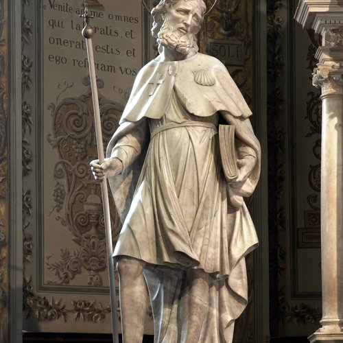 J. Contiero, S. Giacomo, sec. XVIII, altare maggiore (part.)