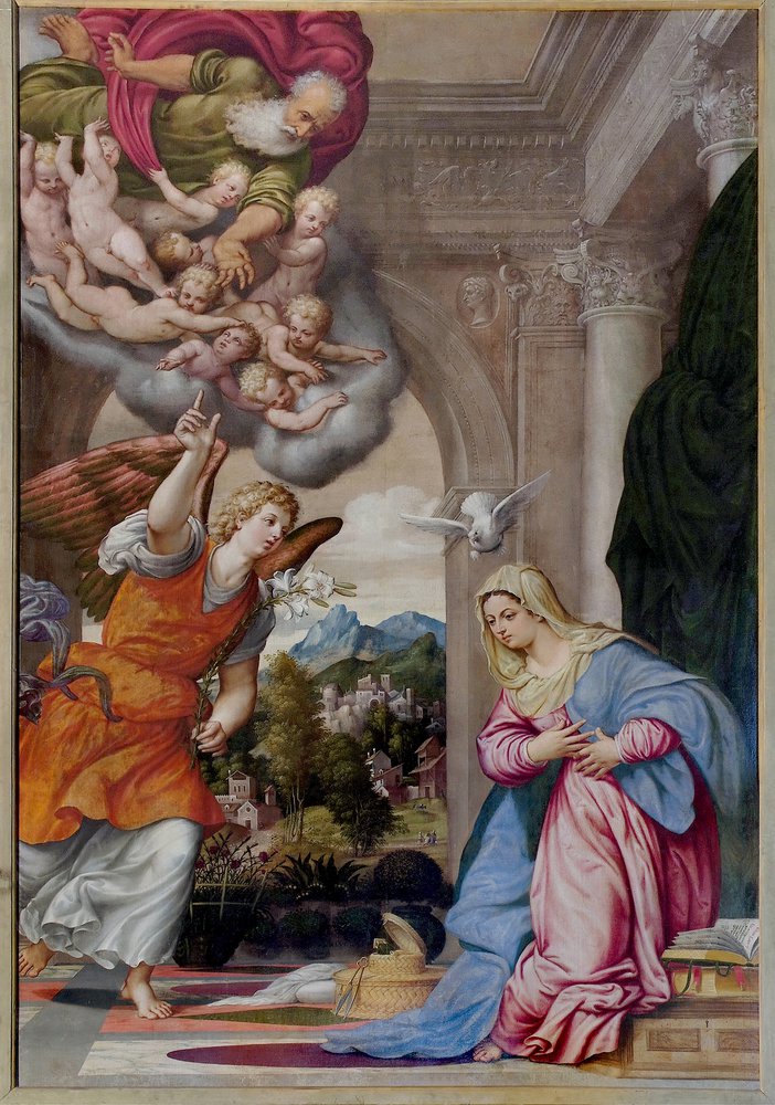 Pomponio Amalteo, Annunciazione, 1546
