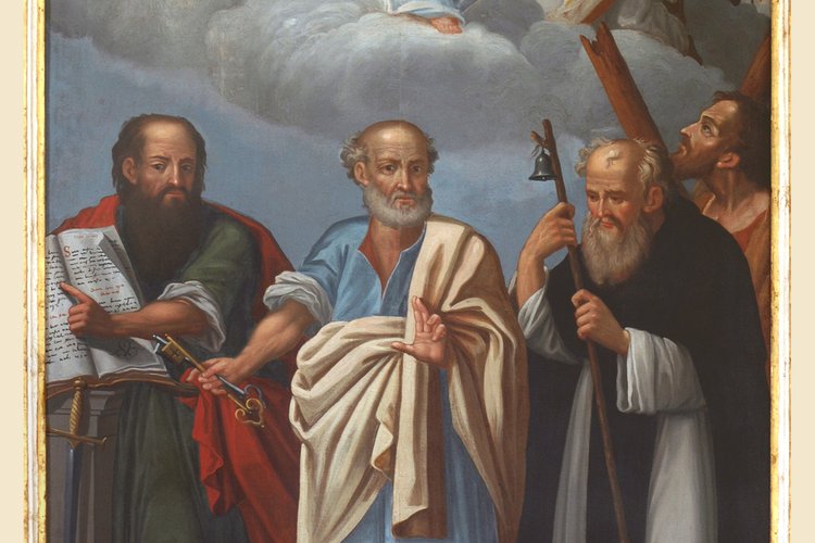 Pala dell'altare maggiore, XIX secolo