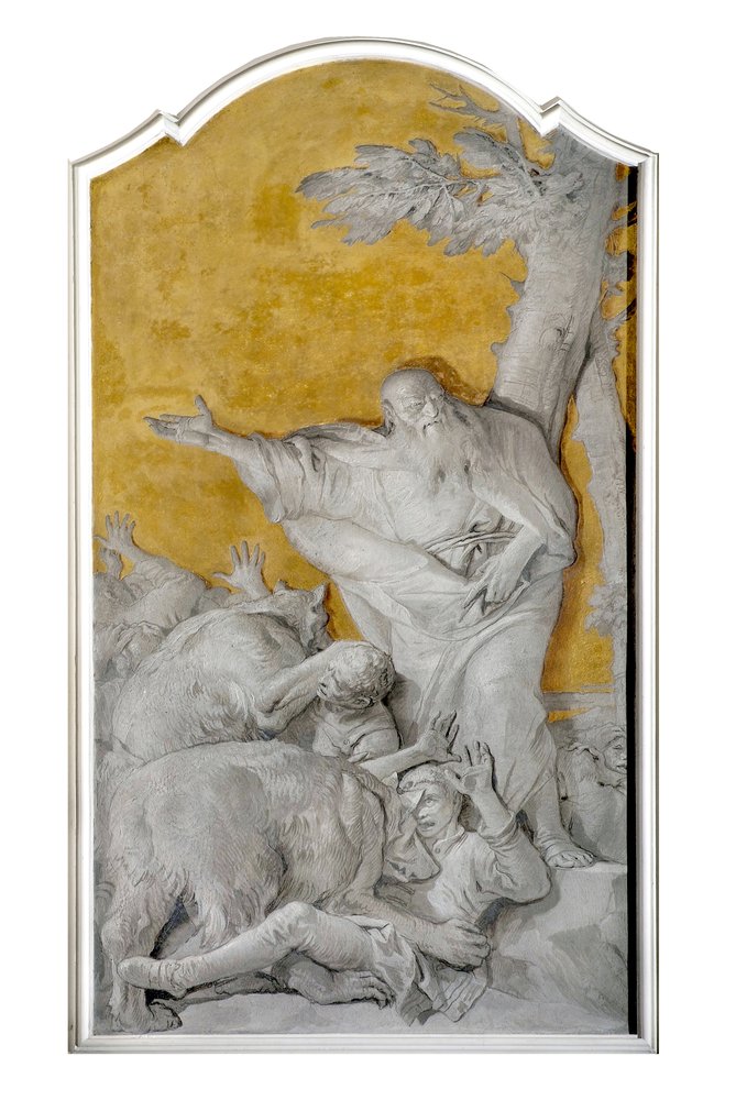 Giandomenico Tiepolo, Eliseo e i quarantadue ragazzi aggrediti dagli orsi, 1759