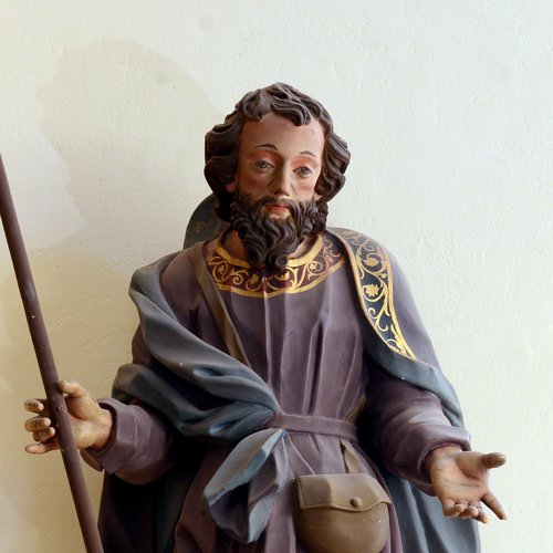 Apostolo, statua lignea, XVII sec.