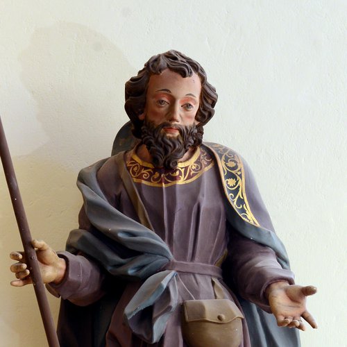 Apostolo, statua lignea, XVII sec.